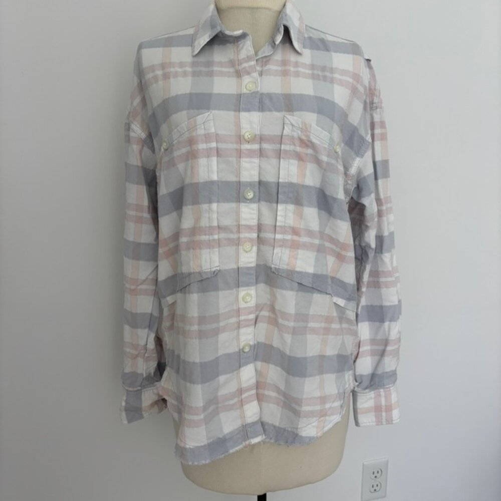 Free People Loveland Plaid Shirt